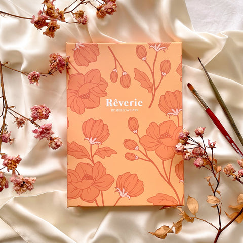 Reverie Journal Floral Collection, Yellow Saffron Box Color