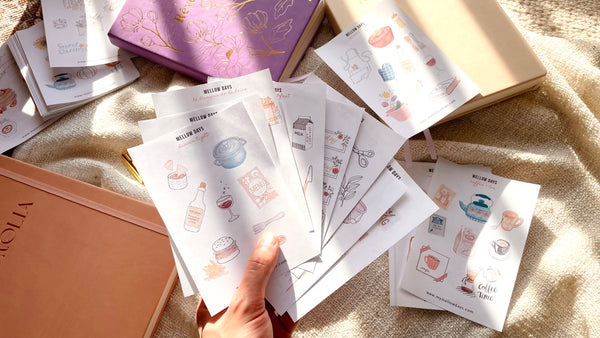 Printable Journaling Sticker Kit Seasons Creepings Journal