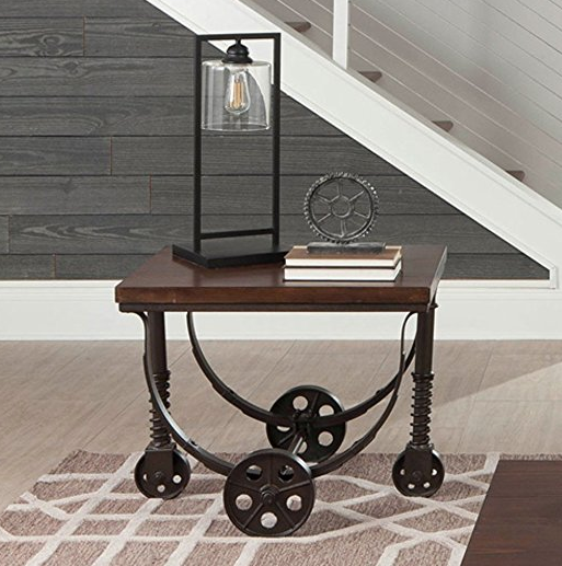 Steampunk End Table Furniture By Coaster Furnsy — Furnsy