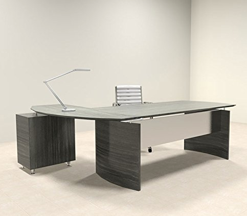 2 Piece Ultra Modern L Shaped Office Desk By Utm Furnsy Furnsy
