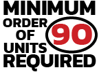 Minimum order of 90 units required