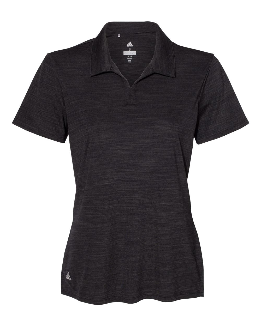 ADIDAS LADIES BRUSHED TERRY HEATHERED QUARTER ZIP - ID Apparel