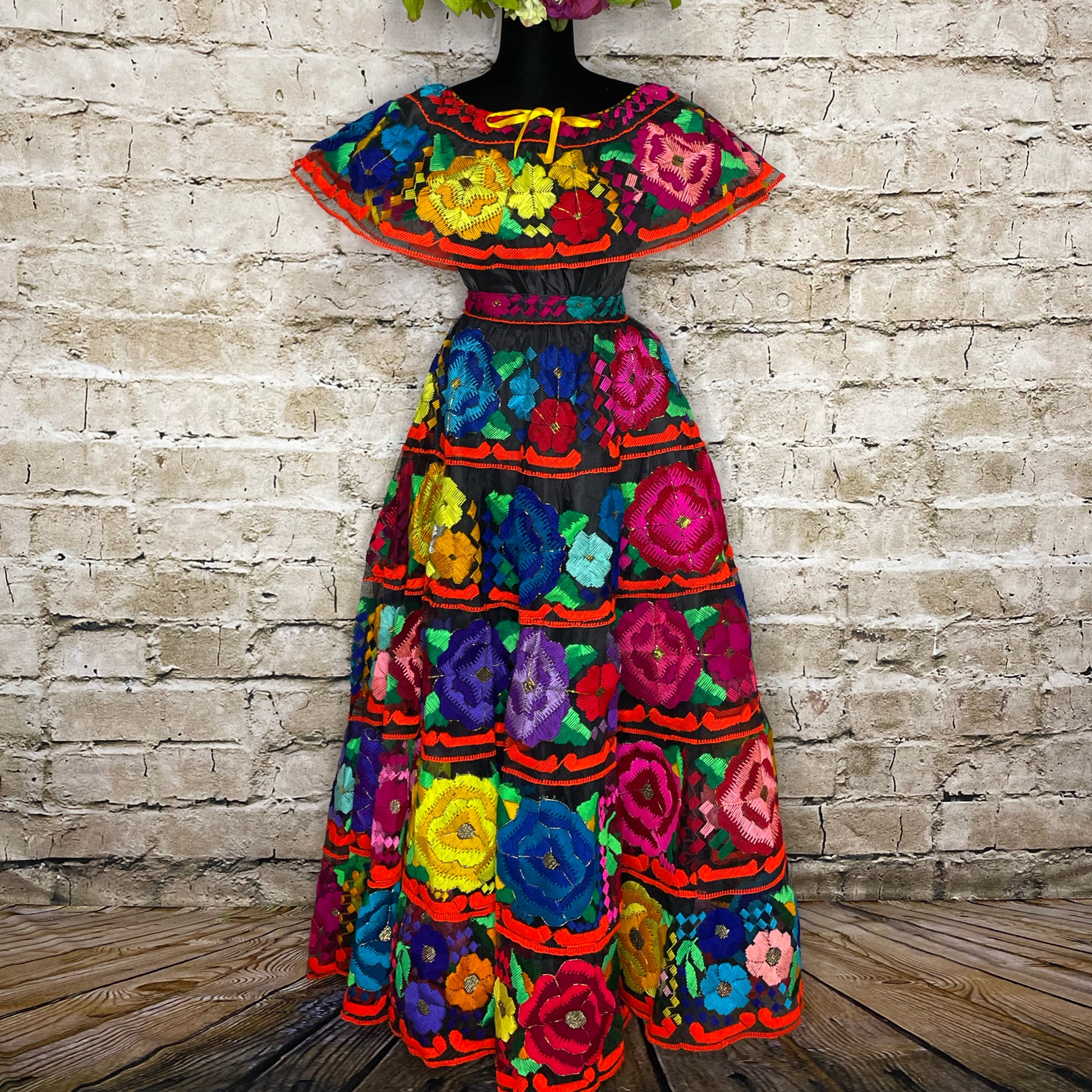 Traditional Chiapas Dress - Adult – Camelia Mexican Boutique