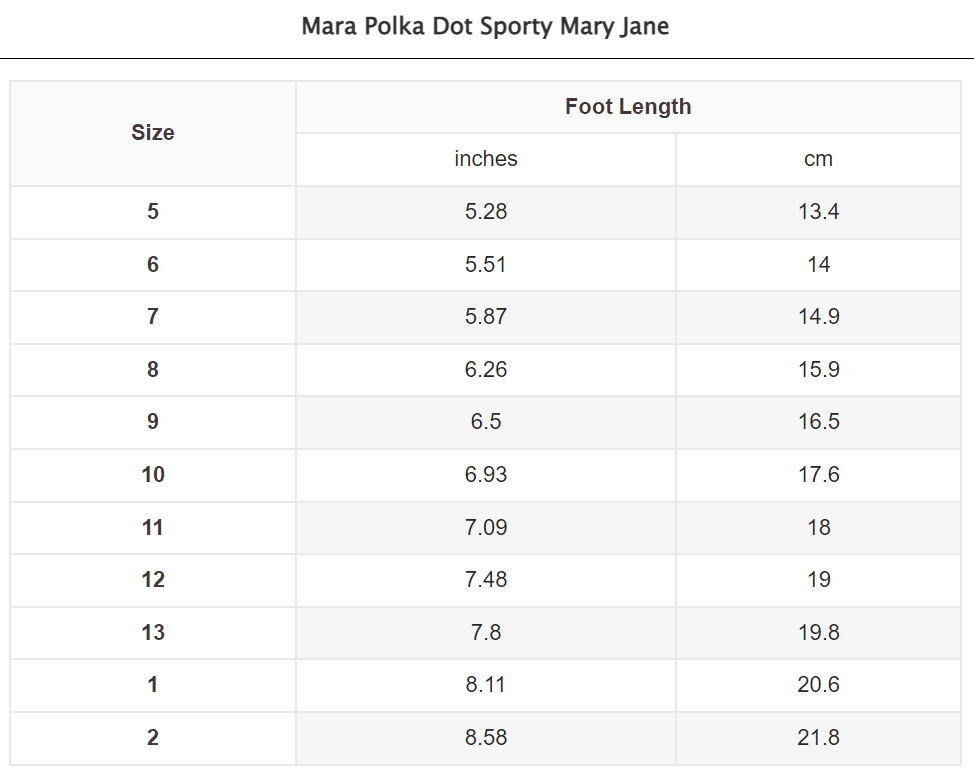 Mara Polka Dot Fun Sporty Mary Jane – L'Amour Shoes