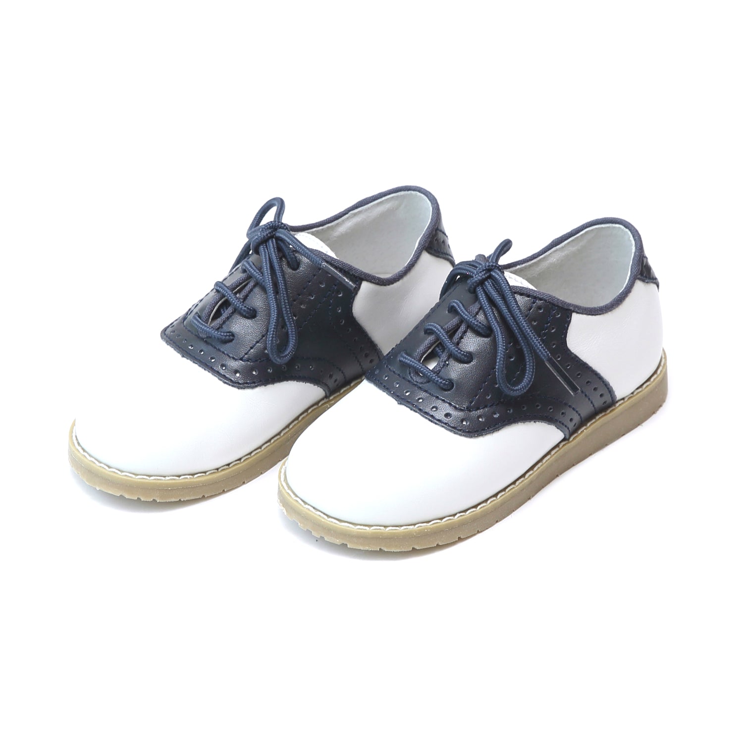 L'Amour Boys Luke Two Tone Leather Saddle Shoe – L'Amour Shoes
