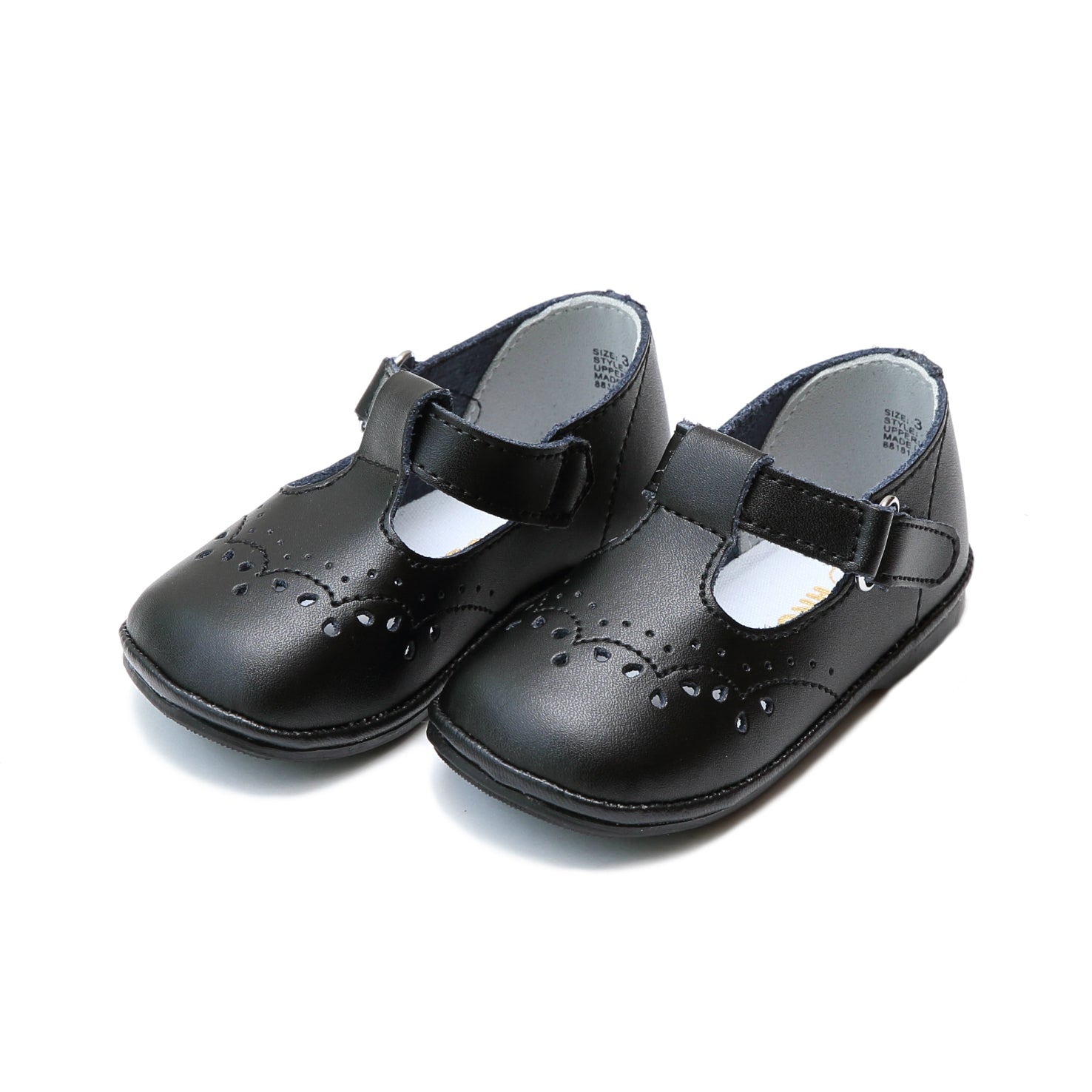 black mary jane baby shoes