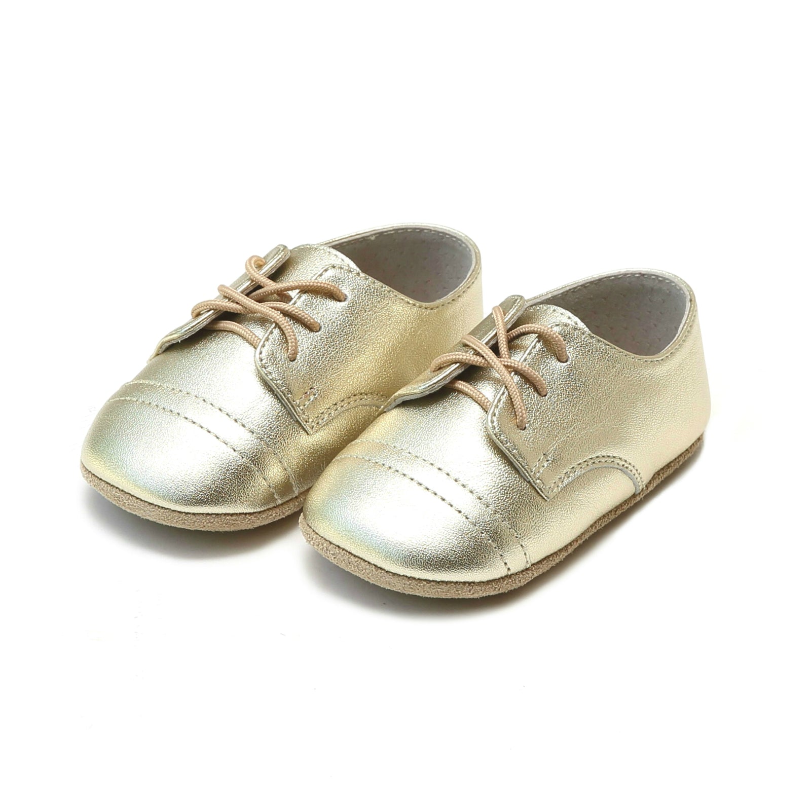 infant gold shoes