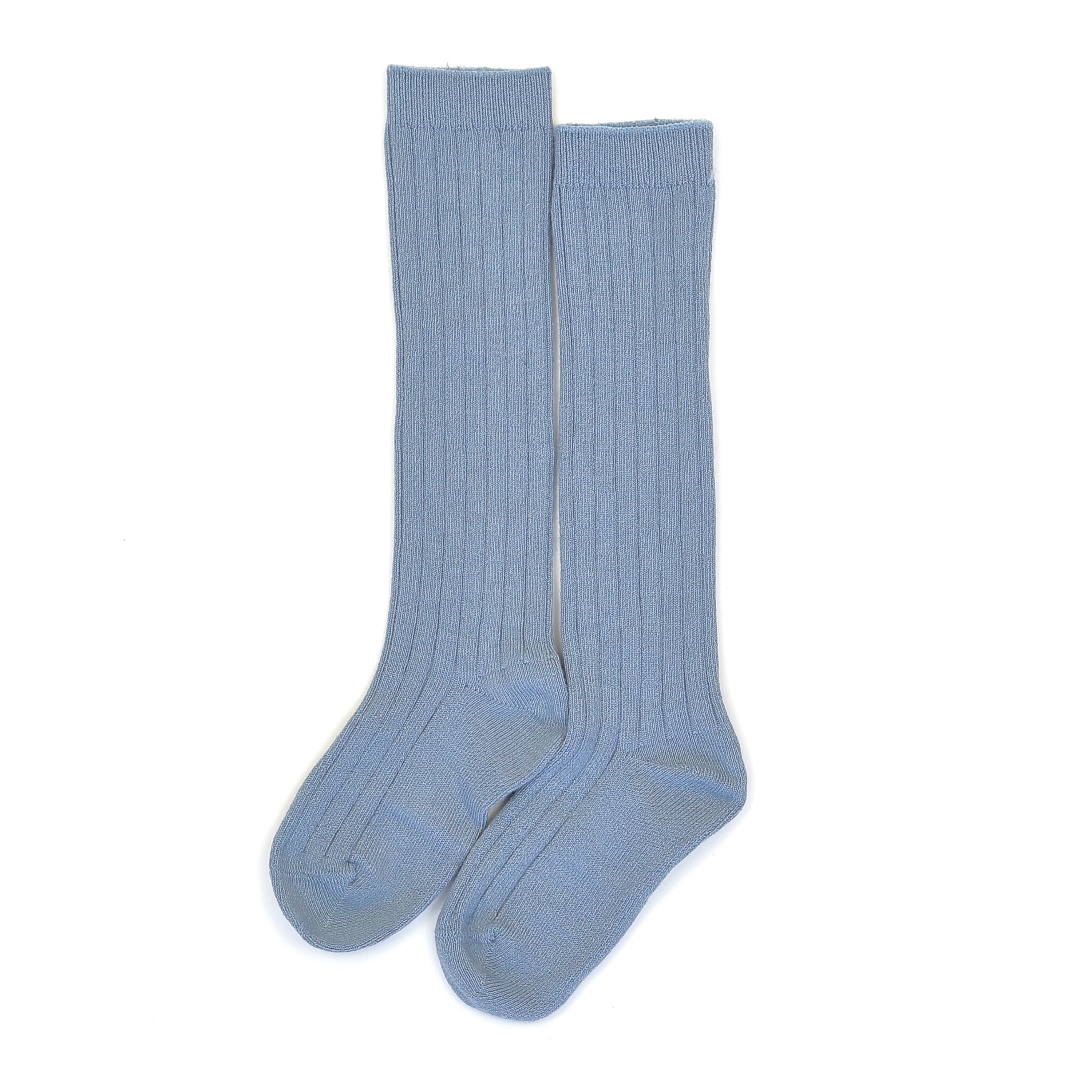 girls blue knee high socks