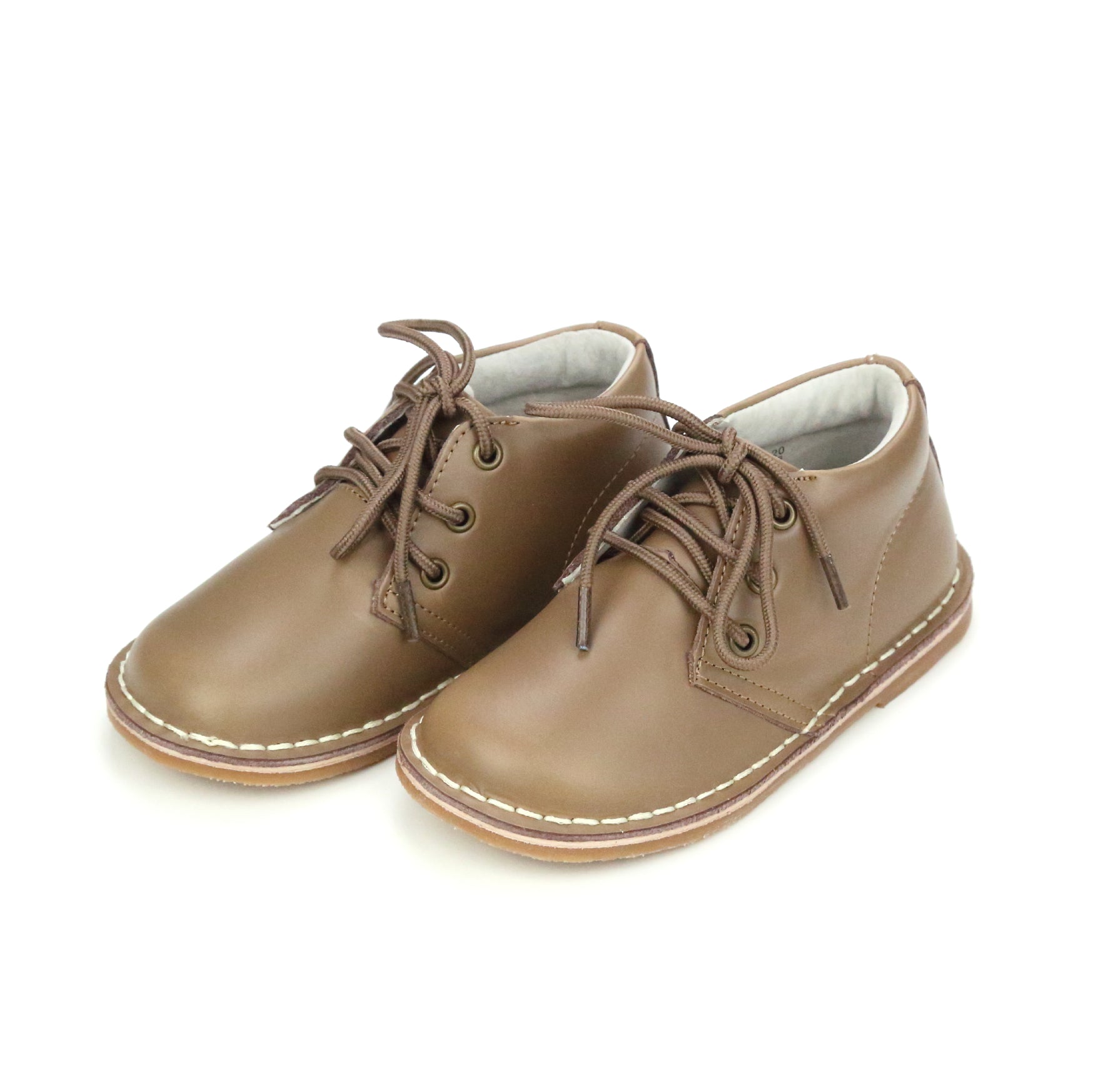 L'Amour Toddler Boys Logan Leather Mid-Top Lace Up Shoe – L'Amour Shoes