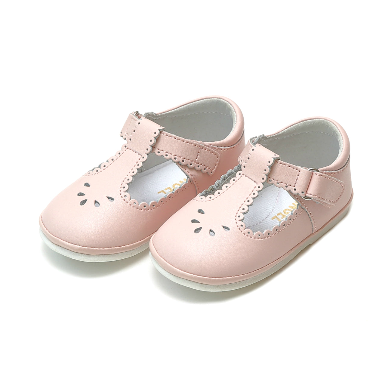 Dottie Scalloped T-Strap Mary Jane (Baby) – L'Amour Shoes