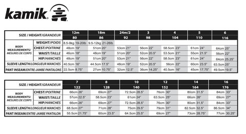 Gusti Size Chart