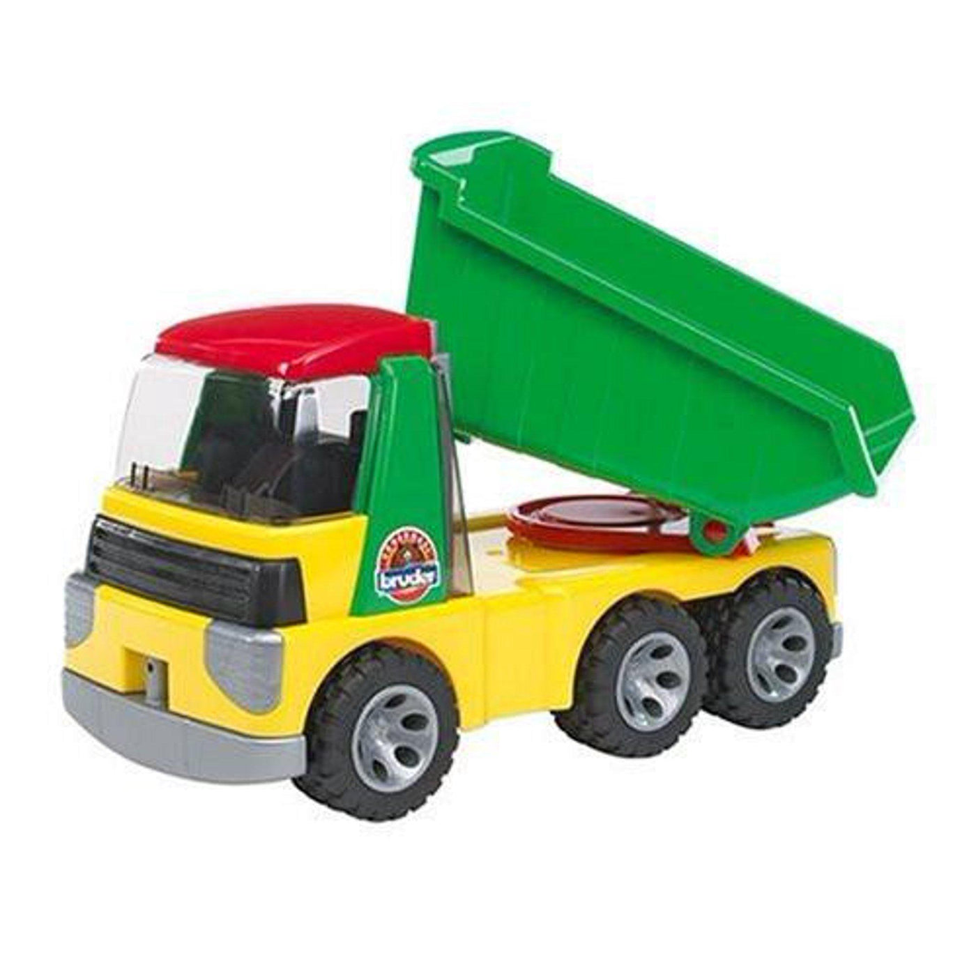 bruder dump truck with plow