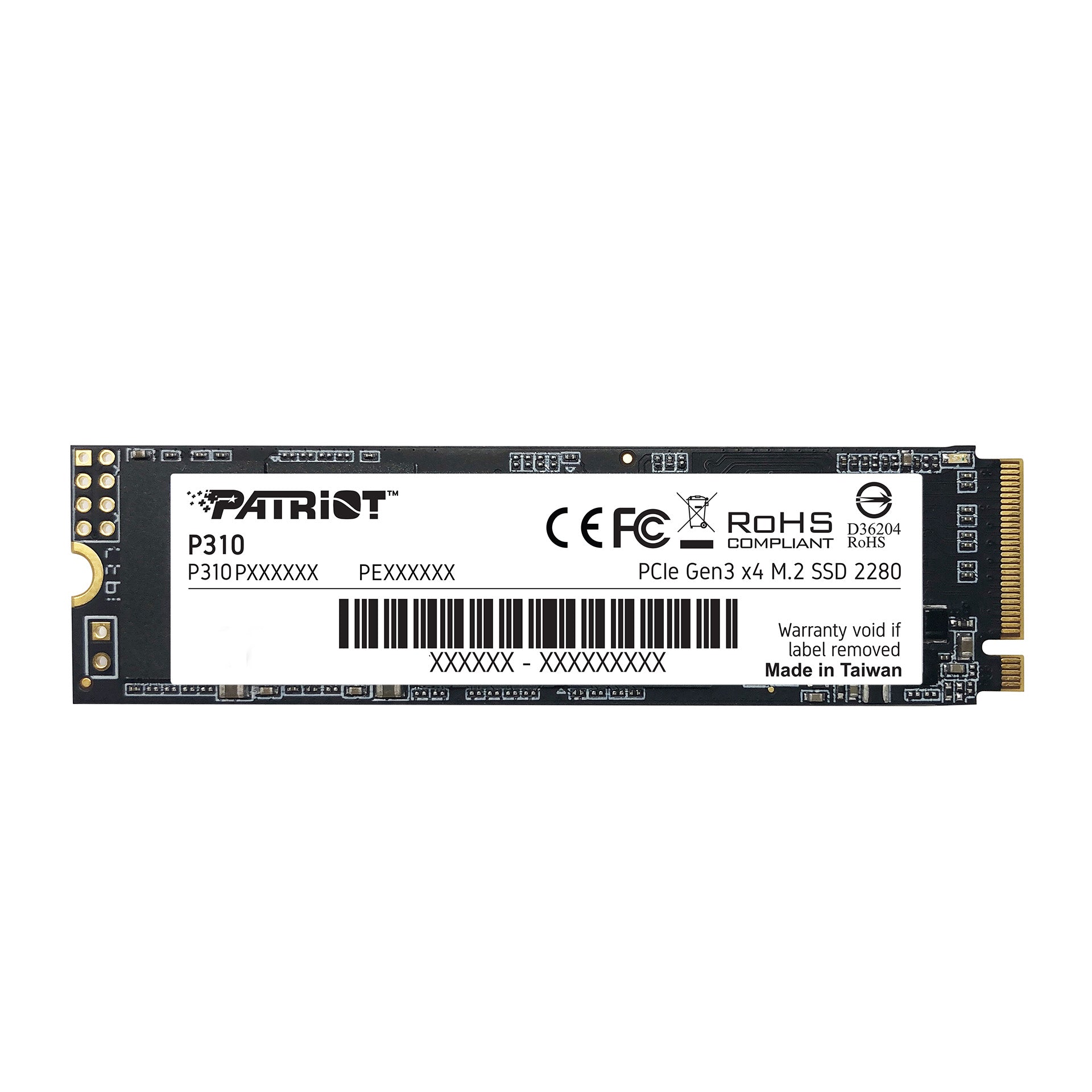 Disque Dur Interne Patriot SSD P220 SATA III 2.5 / 2 To