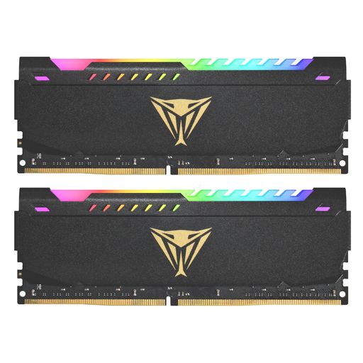 Patriot Viper Steel RGB Series - DDR4 UDIMM PC4-25600 (3200MHz) CL18_Dual Kit
