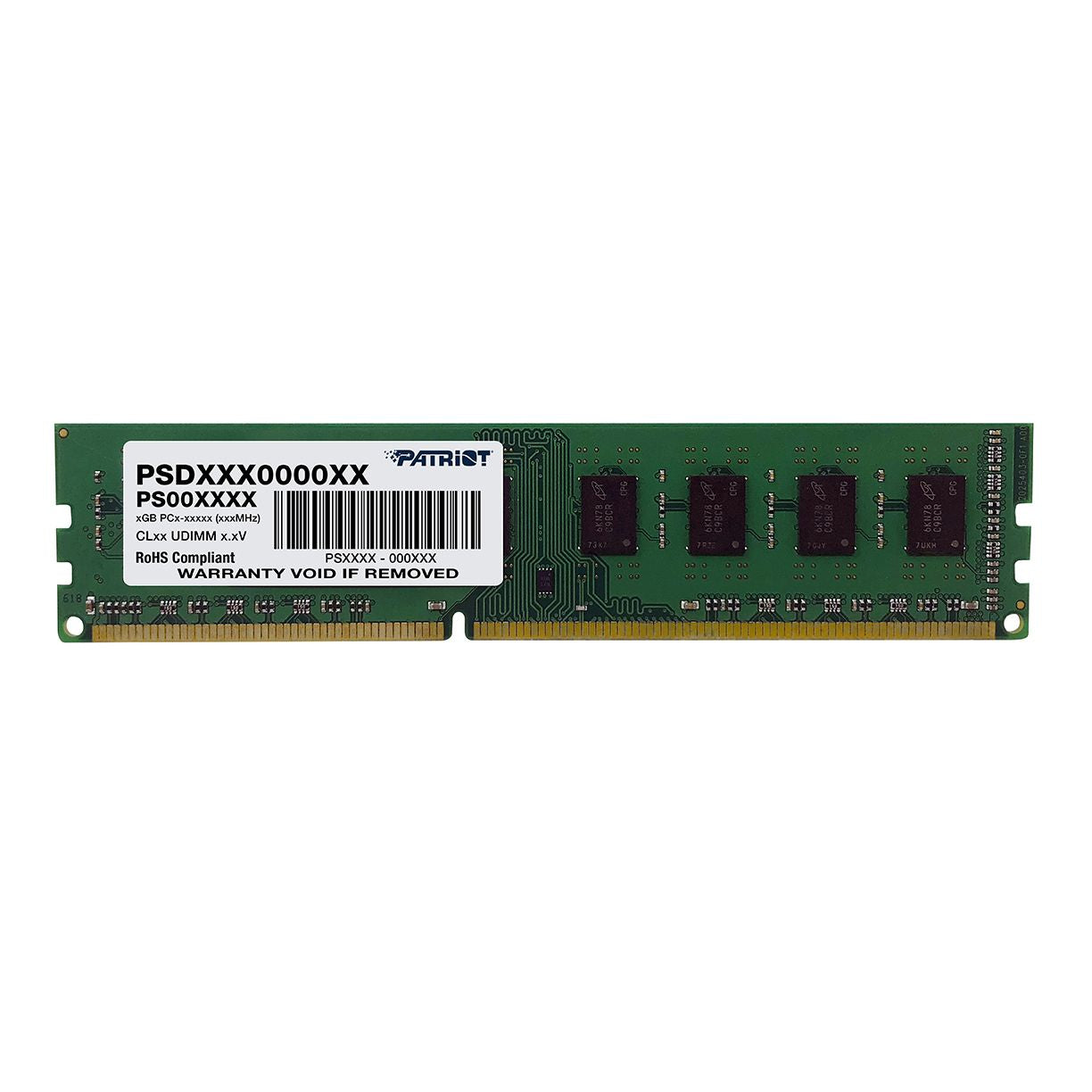 Patriot Signature Series - DDR3 UDIMM PC3-12800 (1600MHz) CL11_Single