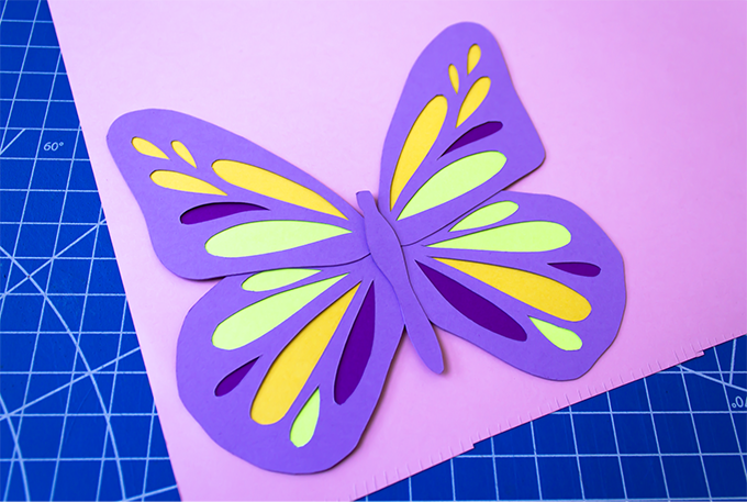 purple butterfly