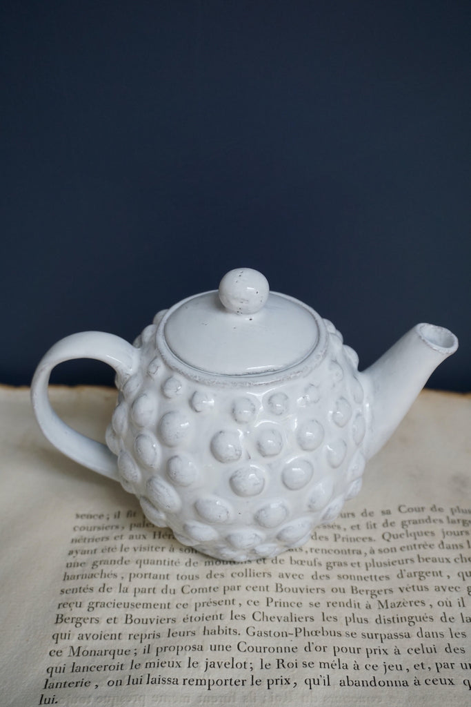 Astier de Villatte Small Adelaide Teapot – Lily Pond