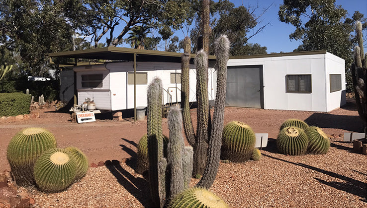 One of the houses in Lightning Ridge.