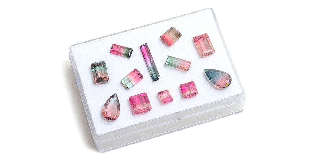 No two Tourmaline are alike and the ranges of colour vary from pastel tones to intense brights.