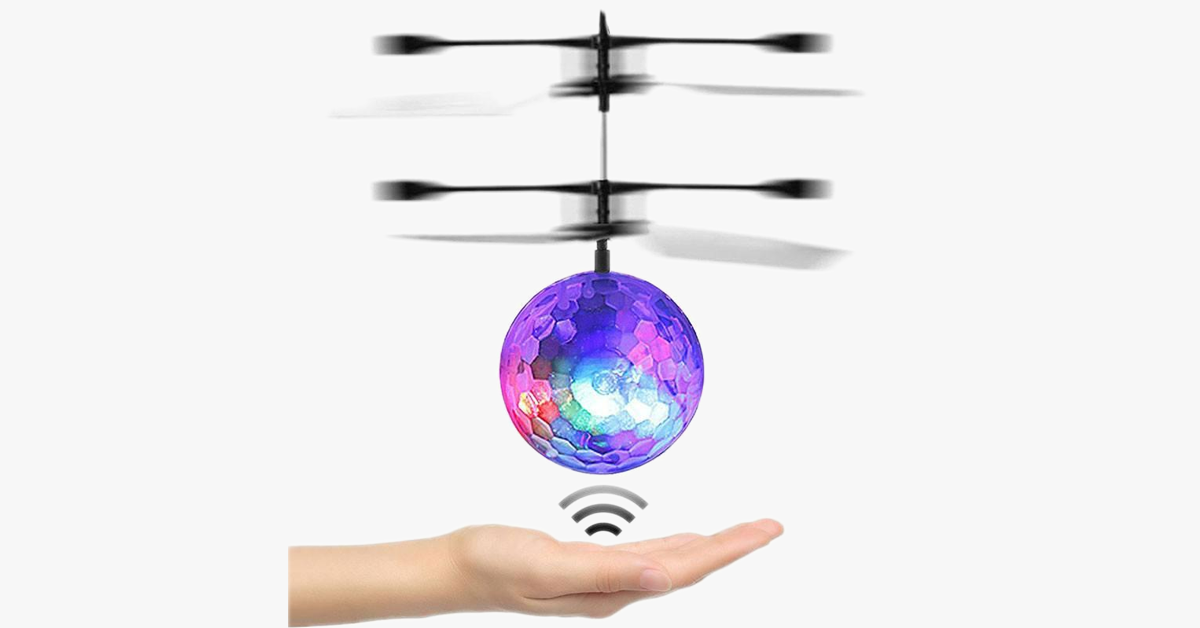 led magic flying ball