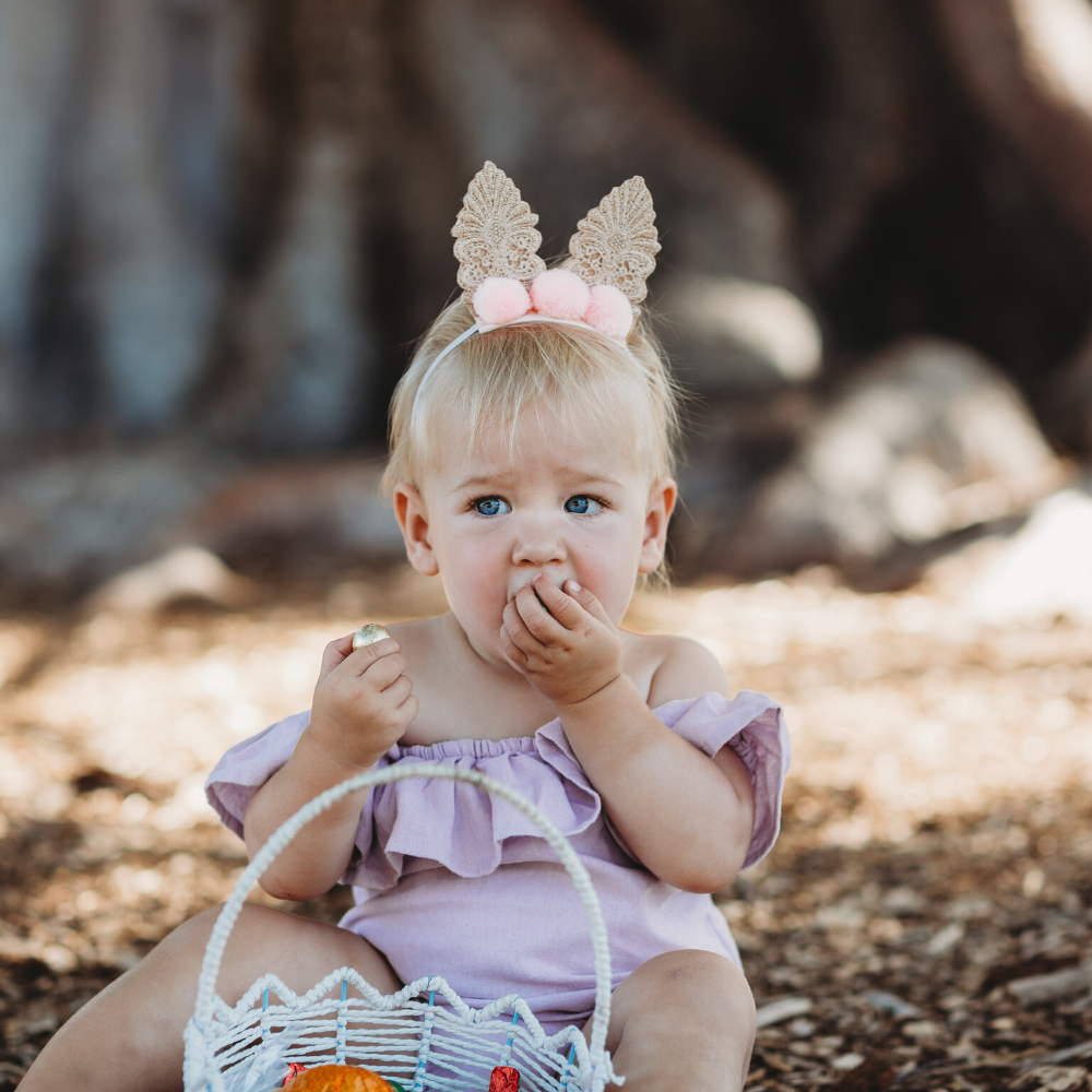 pom pom headband baby