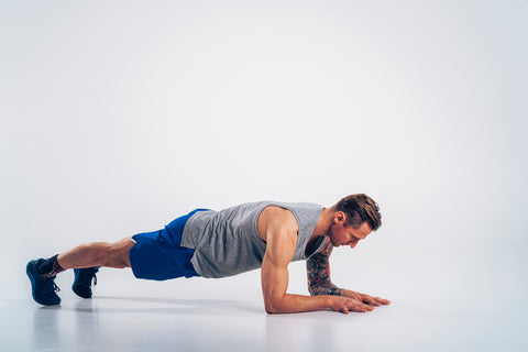 Man in Plank Pose