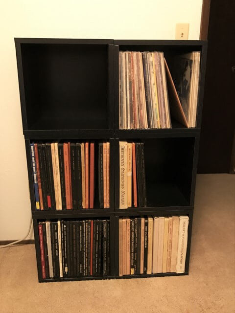 Vinyl Record Storage Cube - Stackable, Modern, Hand Made in USA – Simple  Wood Goods