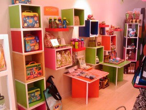 Cubes and Tables at Re4m boutique store