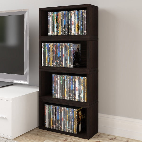 Eco Friendly Stackable Dvd Rack Made Sustainably By Way Basics