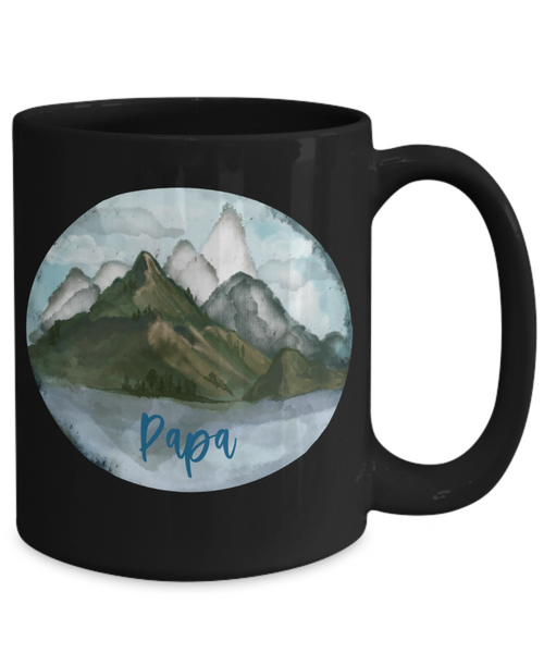 PAPA Mountain Lake Family Mug