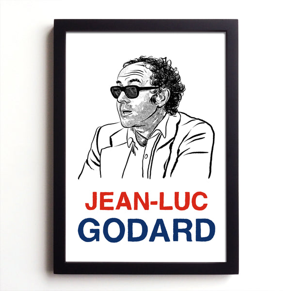 Jean-Luc Godard poster by Standard Designs