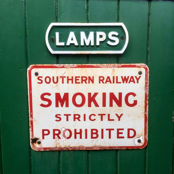 Sign at Isle of Wight Steam Railway