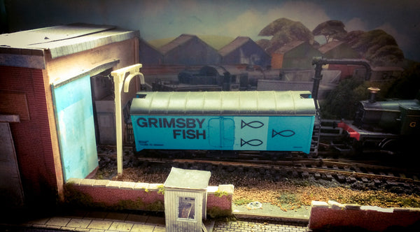 Grimsby Fish model railway carriage, Isle of Wight