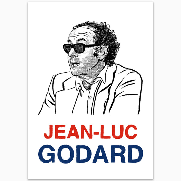 Jean-Luc Godard poster by Standard Designs