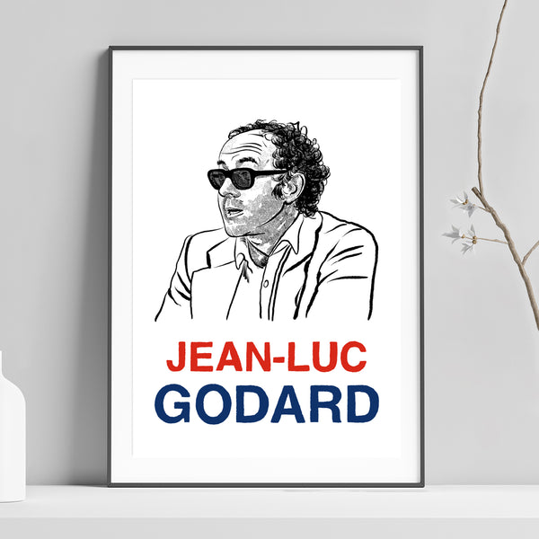 Jean-Luc Godard poster by Standard Designs