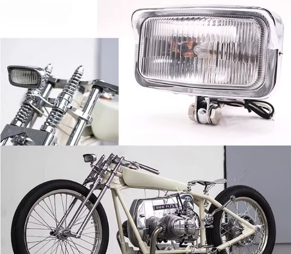 Custom Rectangular Motorcycle Headlight