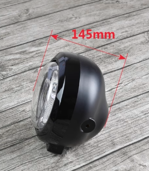 Motorcycle approved headlight