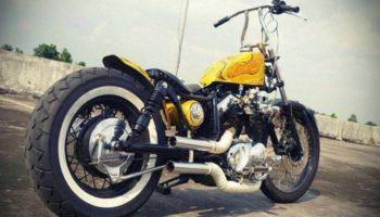 Virago 400 Auspufflinie