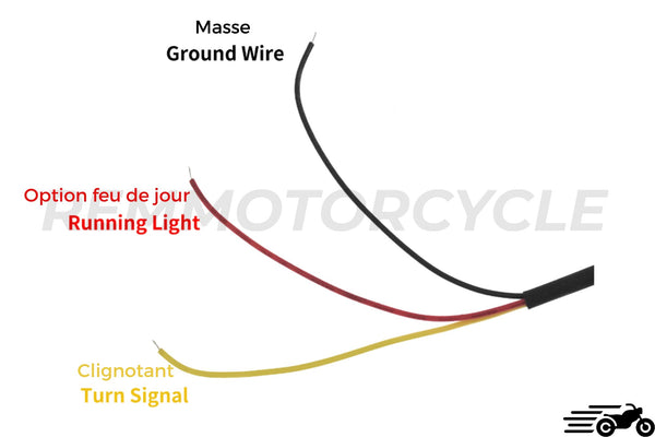 Connection of LED flashers