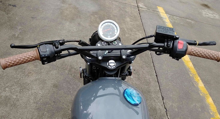 scrambler motorcycle handlebar