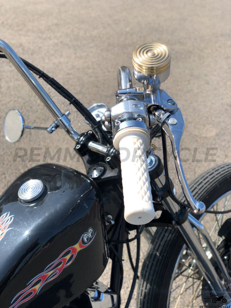 Maître Cylindre + Levier Frein + Switch 5/8 GMA Poli Harley - BTC