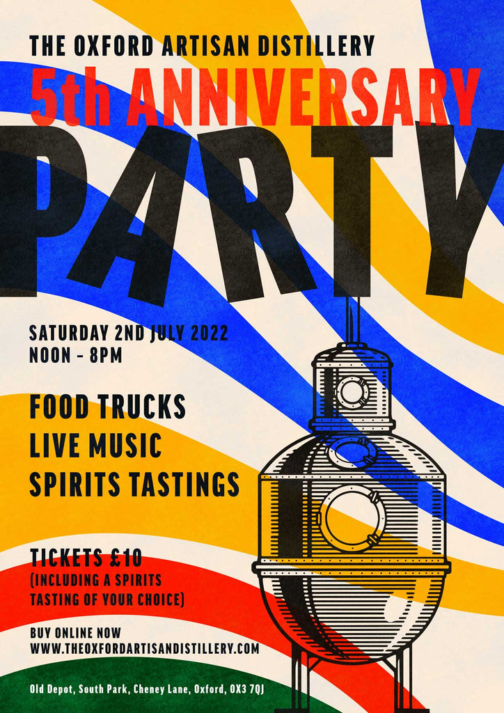 5th Anniversary Party Invite
