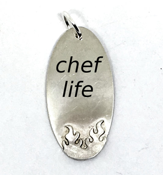 Chef Knife Ring in Sterling Silver