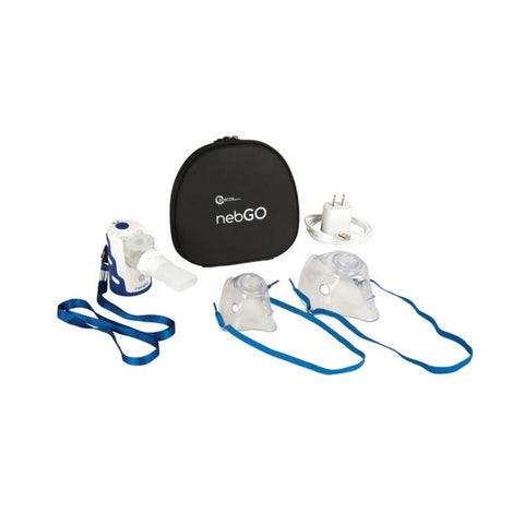 NebGo Ultrasonic Travel Nebulizer System with Carrying Tote