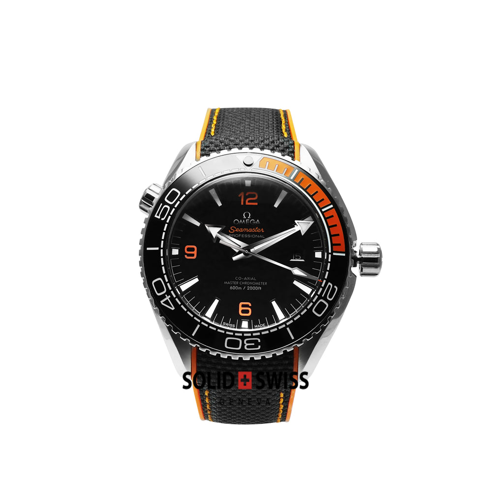 orange black omega seamastet