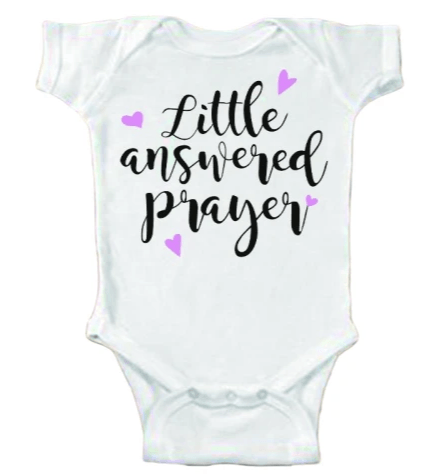 Little Answered Prayer Onesie | Lavendersun