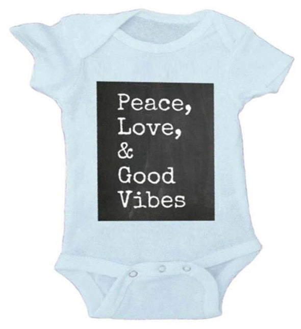 Peace, Love & Good Vibes Onesie