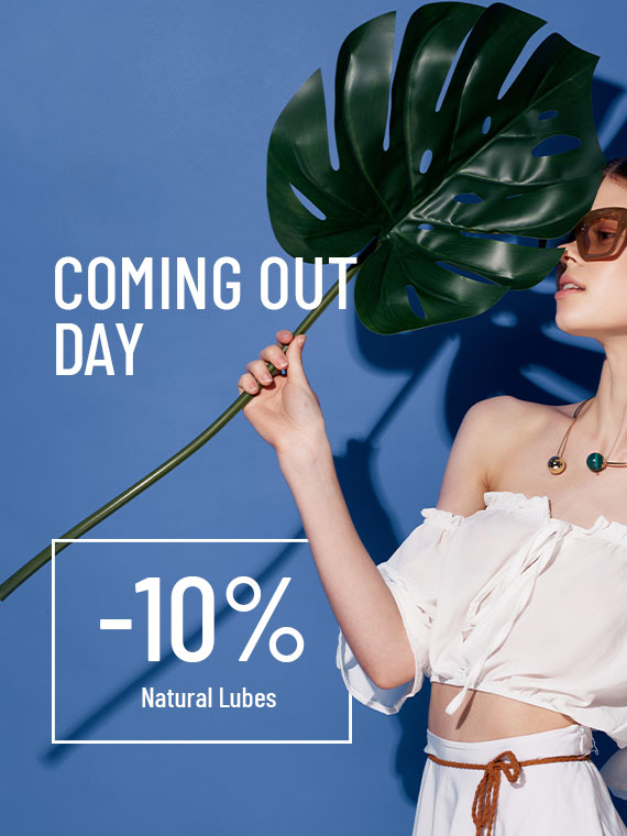 October 11th Coming Out Day -10% off Natural lubes