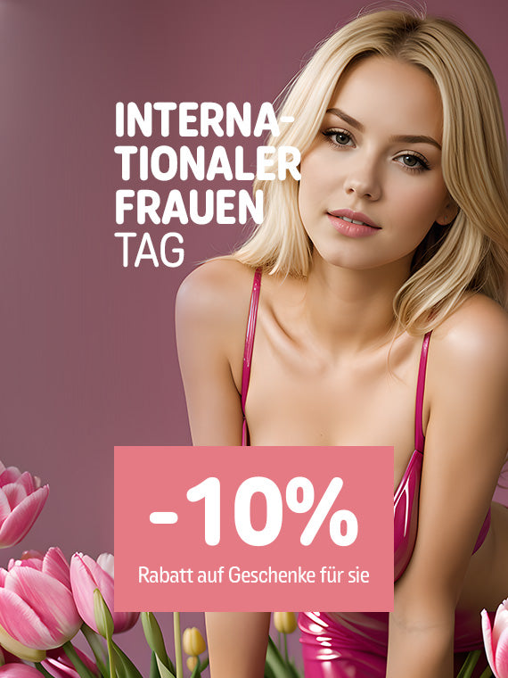 Zum Internationalen Frauentag 10 % Rabatt auf Geschenke für Sie