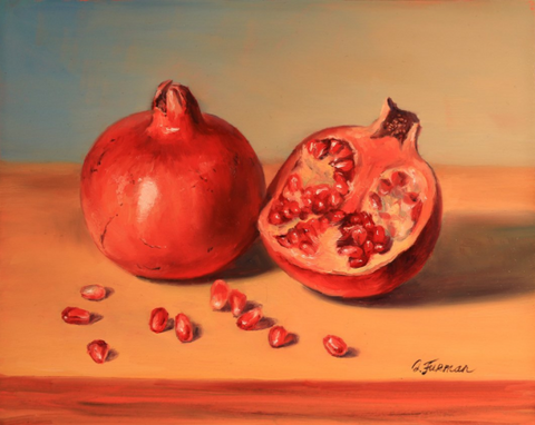 pomegranate painting